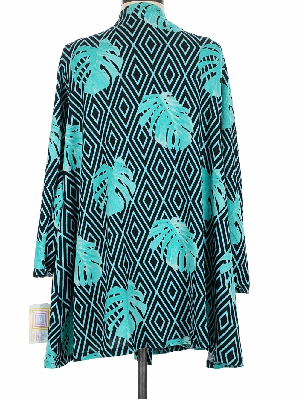 Lularoe Tropical Leaf Caroline XL - Picture 4 of 6